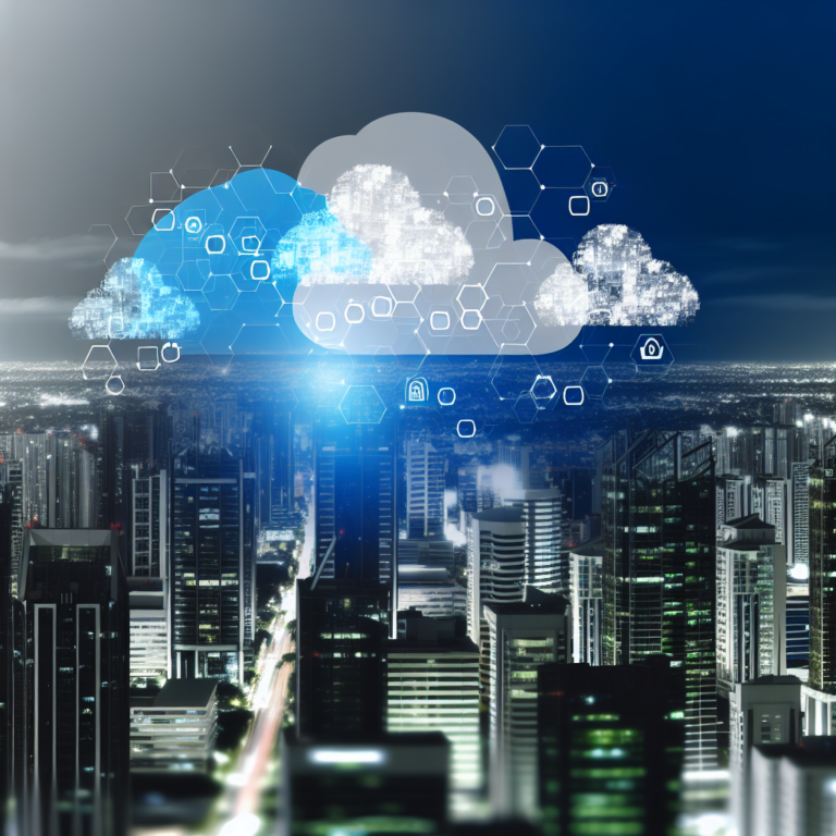 Illustration of hybrid cloud solutions boosting business resilience