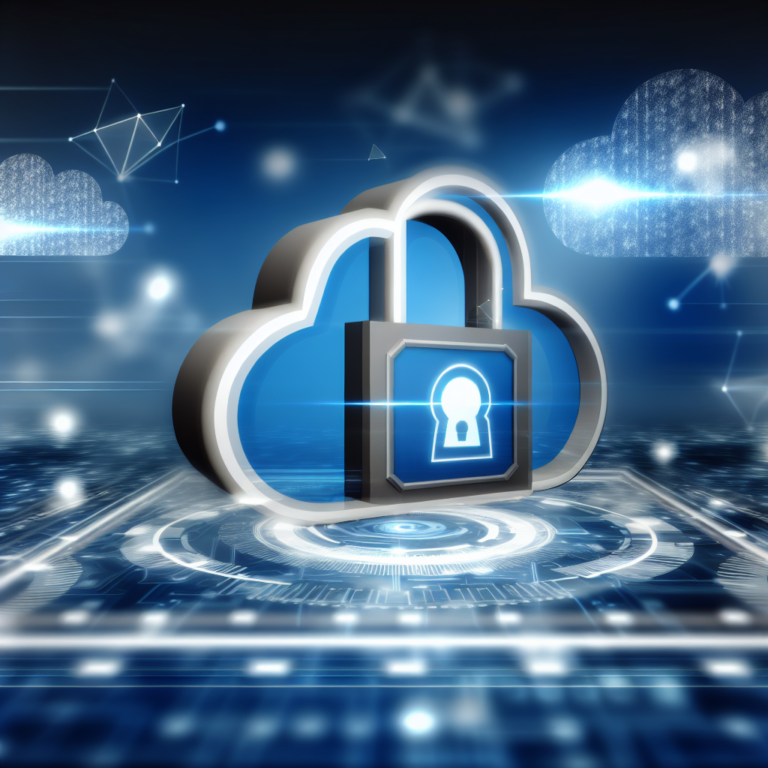 Digital lock with Azure logo representing data protection solutions