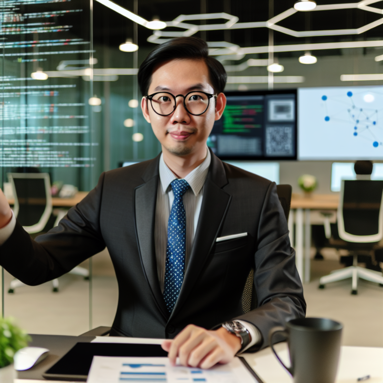 Professionals using Microsoft Teams with PSTN in a modern Changzhou office