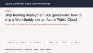 WorkBuddy Azure Public Cloud deployment workflow