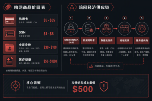 暗网数据交易 2026：全球黑客市场价目表与供应链——DELine 威胁情报