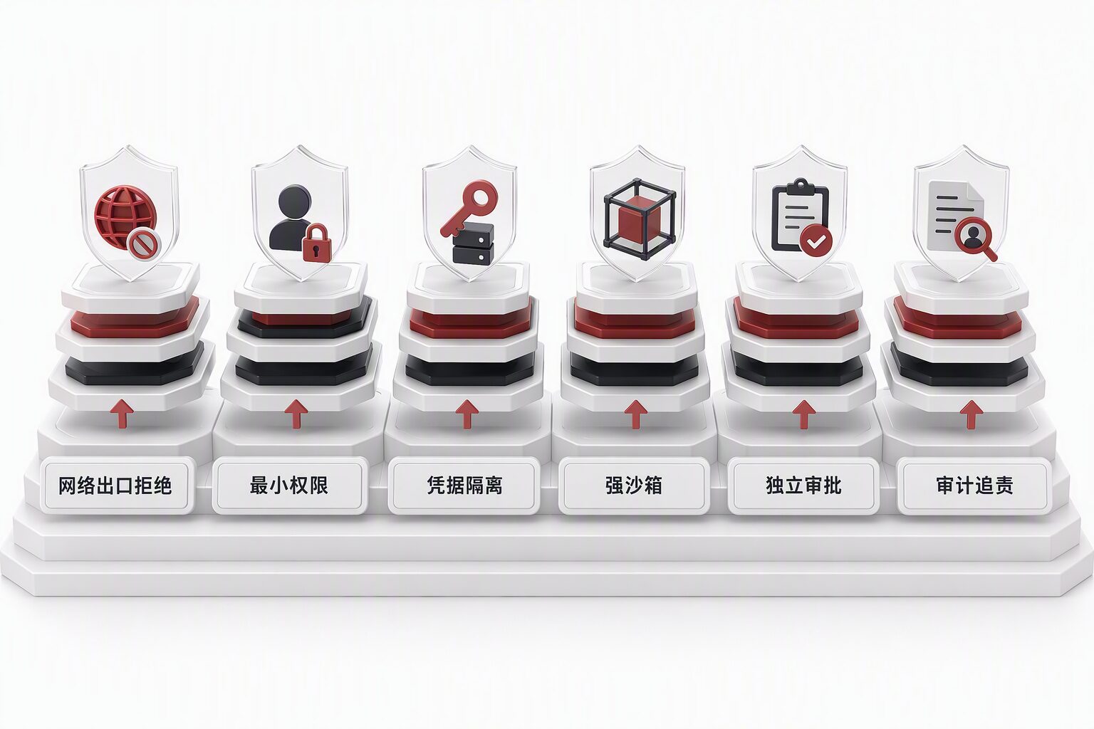 Six-layer enterprise AI agent security governance model
